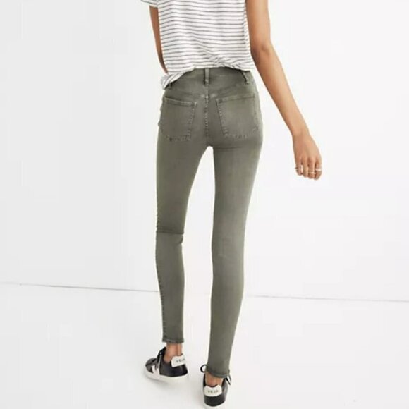 Madewell | 9" High Rise Skinny Jeans: Garment-Dyed Button-Front Edition Size 28 - Picture 16 of 16